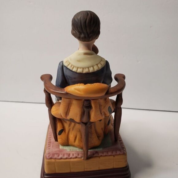 Norman Rockwell 1985 Music Box "Bed Time" - Picture 5 of 8